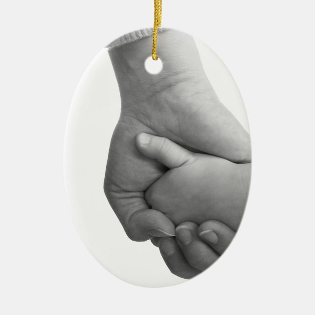 Ornamento De Cerâmica holding hands (Frente)