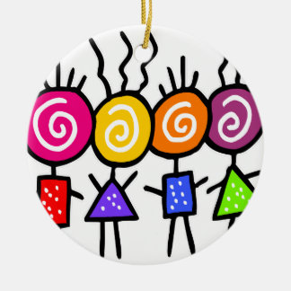 Ornamento De Cerâmica HoliES - HOLI MELHORES AMIGOS + suas ideias
