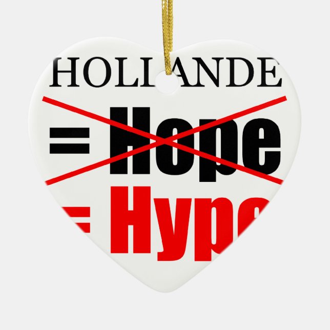 Ornamento De Cerâmica Hollande Not Hope = Hype!!!!!!!!!!!!!!!!!! (Frente)
