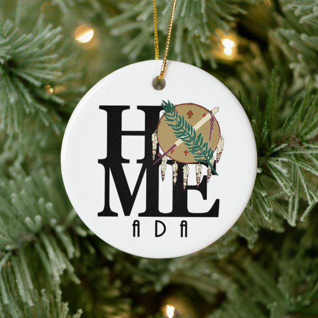 Ornamento De Cerâmica HOME Ada Oklahoma (Árvore)
