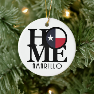 Ornamento De Cerâmica HOME Amarillo