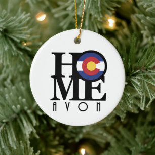 Ornamento De Cerâmica HOME Avon Colorado