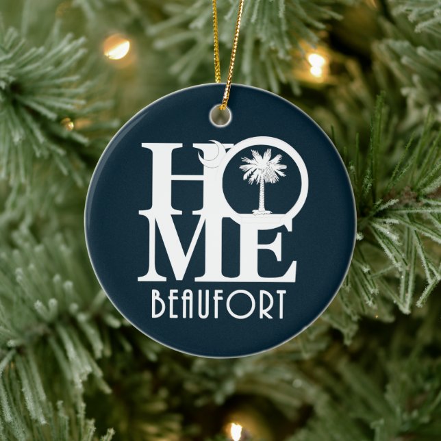 Ornamento De Cerâmica HOME Beaufort SC (Árvore)
