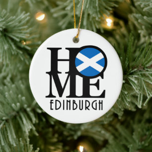 Ornamento De Cerâmica HOME Edimburgo Escócia