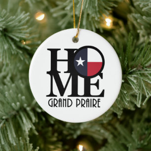 Ornamento De Cerâmica HOME Grand Prairie Texas