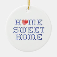 Home Sweet Home Cerâmica Ornament