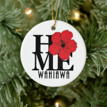HOME Wahiawa Hawaii Red Hibiscus