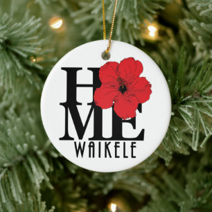 Ornamento De Cerâmica HOME Waikele Hawaii