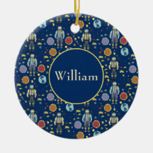 Homem do Espaço Astrounaut Personalizado Colorido