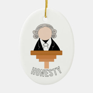 Ornamento De Cerâmica Honestidade