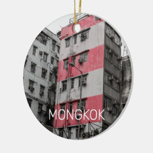 Ornamento De Cerâmica Hong Kong Mongkok China Kowloon Fine Art Souvenir