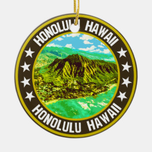 Ornamento De Cerâmica Honolulu