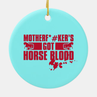 Ornamento De Cerâmica Horseblood