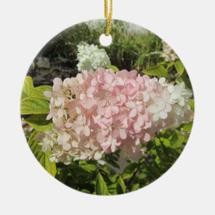 Ornamento De Cerâmica Hortênsia Grandiflora