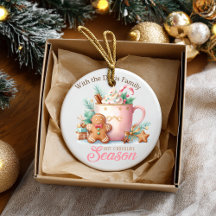 Hot Chocolate Christmas Season Ornament
