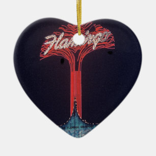 Ornamento De Cerâmica Hotel Las Vegas Flamingo