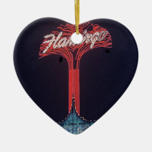 Ornamento De Cerâmica Hotel Las Vegas Flamingo (Frente)