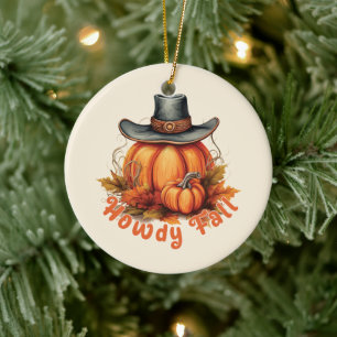 Ornamento De Cerâmica Howdy Fall