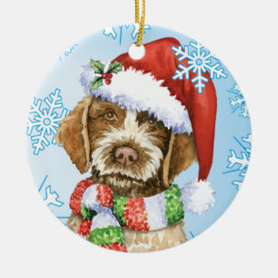 Ornamento De Cerâmica Howlidays feliz Griffon