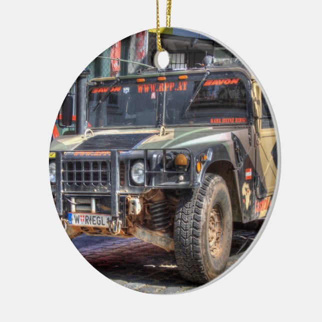 Ornamento De Cerâmica Hummer H1 (Esquerda)