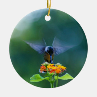 Ornamento De Cerâmica Hummingbird Angel Wings Ornament