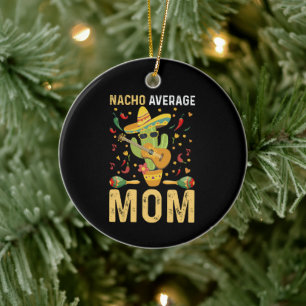 Ornamento De Cerâmica Humor de Mãe Não Médio Mãe Mexicana Piada Engraçad
