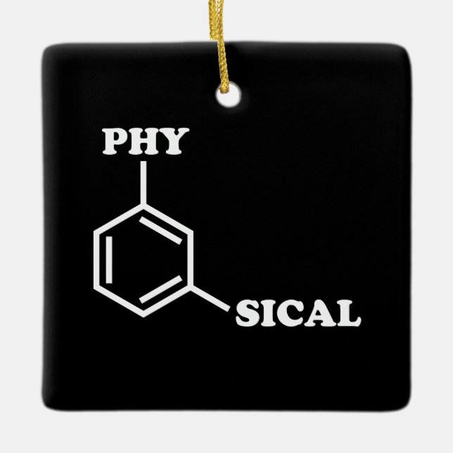 Ornamento De Cerâmica Humor metafísico (Frente)