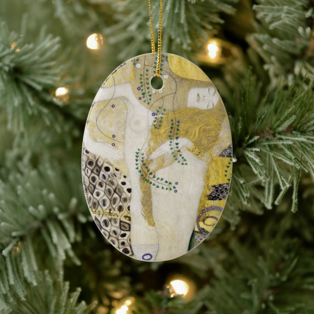 Ornamento De Cerâmica Hydra (também conhecido como Serpentes Aquáticas I (Árvore)