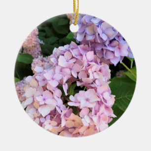 Ornamento De Cerâmica Hydrangeas