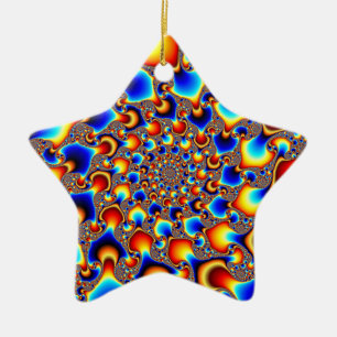 Ornamento De Cerâmica Hypn0sis - Arte do Fractal