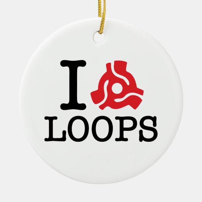 Ornamento De Cerâmica I 45 Loops de adaptador (Frente)