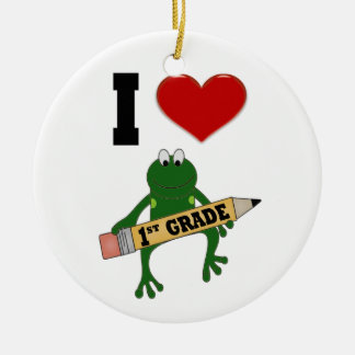 Ornamento De Cerâmica I Heart Lst Grade Sapo