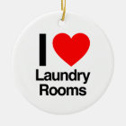 Ornamento De Cerâmica i love laundry rooms