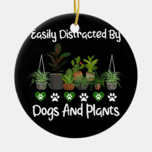Ornamento De Cerâmica Ideal facilmente por cães e plantas