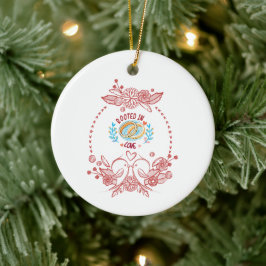 Ornamento De Cerâmica Ideias POD de Casamento e Aniversário