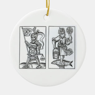 Ornamento De Cerâmica Identificação (direita) de Hermensul ou de