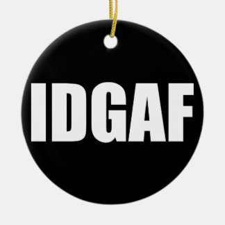 ORNAMENTO DE CERÂMICA IDGAF