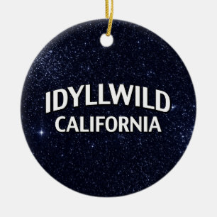 Ornamento De Cerâmica Idyllwild Califórnia