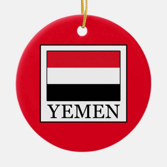 Ornamento De Cerâmica Iêmen (Frente)