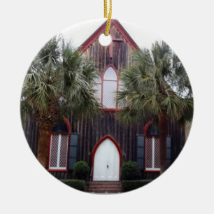 Ornamento De Cerâmica Igreja da cruz - Bluffton, South Carolina