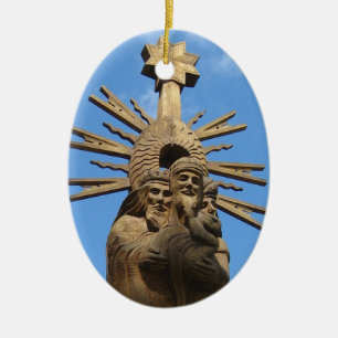 Ornamento De Cerâmica Igreja das Ruas. George Estáue, Vilkija, LITUÂNI
