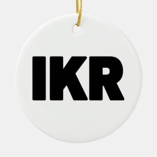 Ornamento De Cerâmica IKR   Gíria de texto