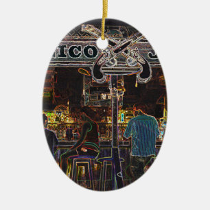 Ornamento De Cerâmica Ilha Calico Jacks Grand Cayman