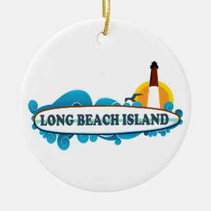 Ornamento De Cerâmica Ilha de Long Beach