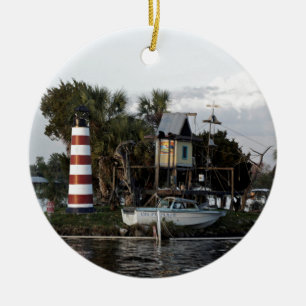 Ornamento De Cerâmica Ilha do macaco