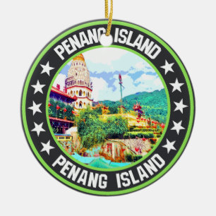 Ornamento De Cerâmica Ilha Penang