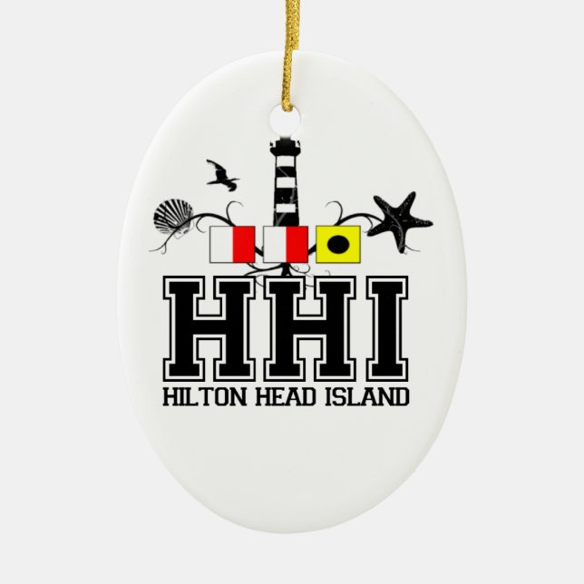 Ornamento De Cerâmica Ilha principal OVAL de AHilton da COSTA (Frente)