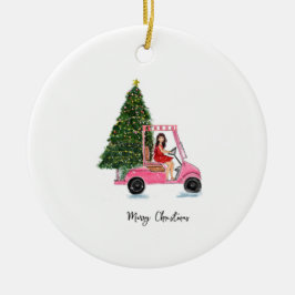 Ornamento De Cerâmica Ilustração de Natal