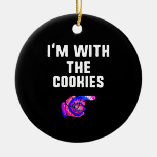 Ornamento De Cerâmica Im Com Cookies Tie Dye Produtos Engraçados