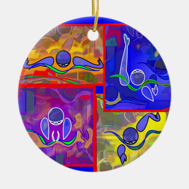 Ornamento De Cerâmica IM manhã (Frente)